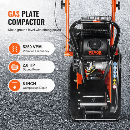 VEVOR Plate Compactor - Select Your Configuration - RYPBYS22128HP0NROV0 - view 2