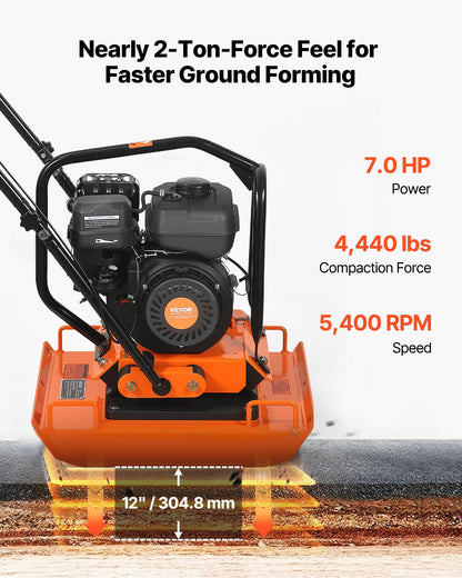 VEVOR Plate Compactor - Select Your Configuration - RYPBYSJ65HPYYGFUD001V0 - view 2