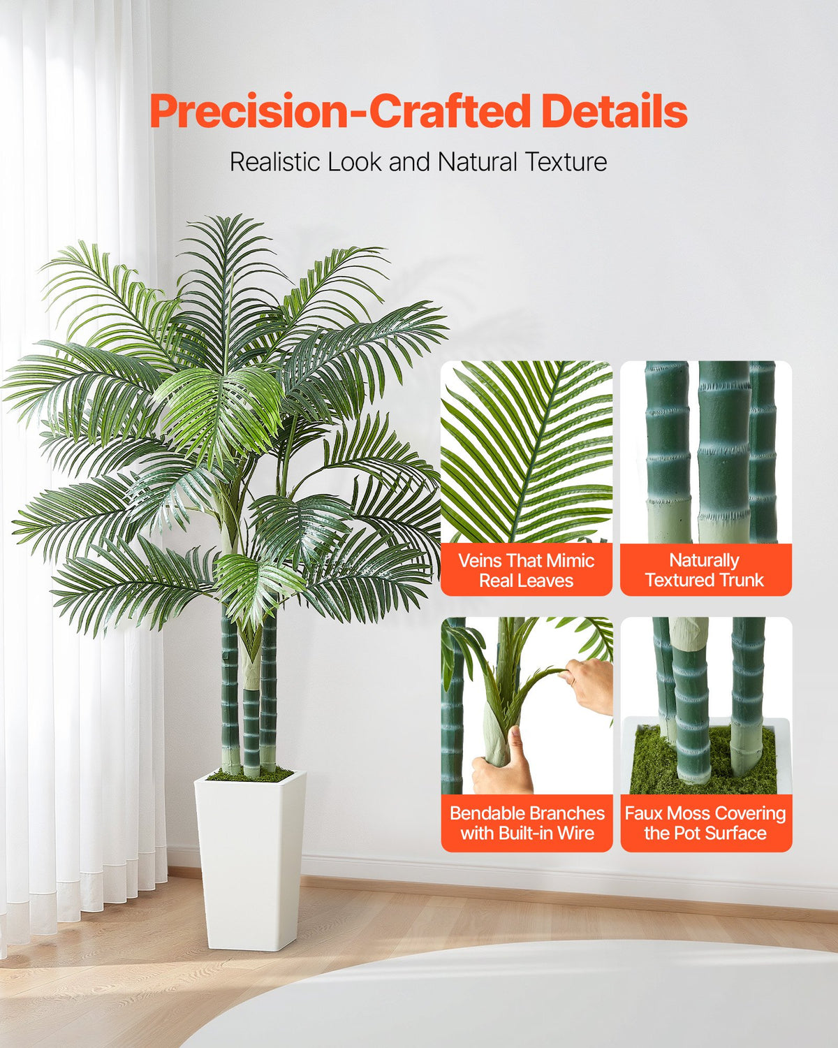 VEVOR Artificial Tropical Plants - Select Your Configuration - RZRDZWCGSWK6OC9IR001V0 - view 2