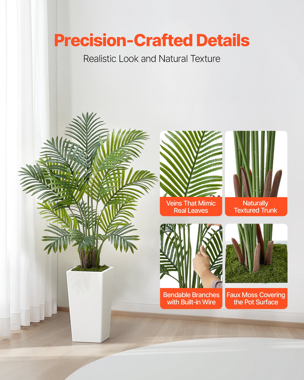 VEVOR Artificial Tropical Plants - Select Your Configuration - RZRDZWSWK4FTMX1QL001V0 - view 2