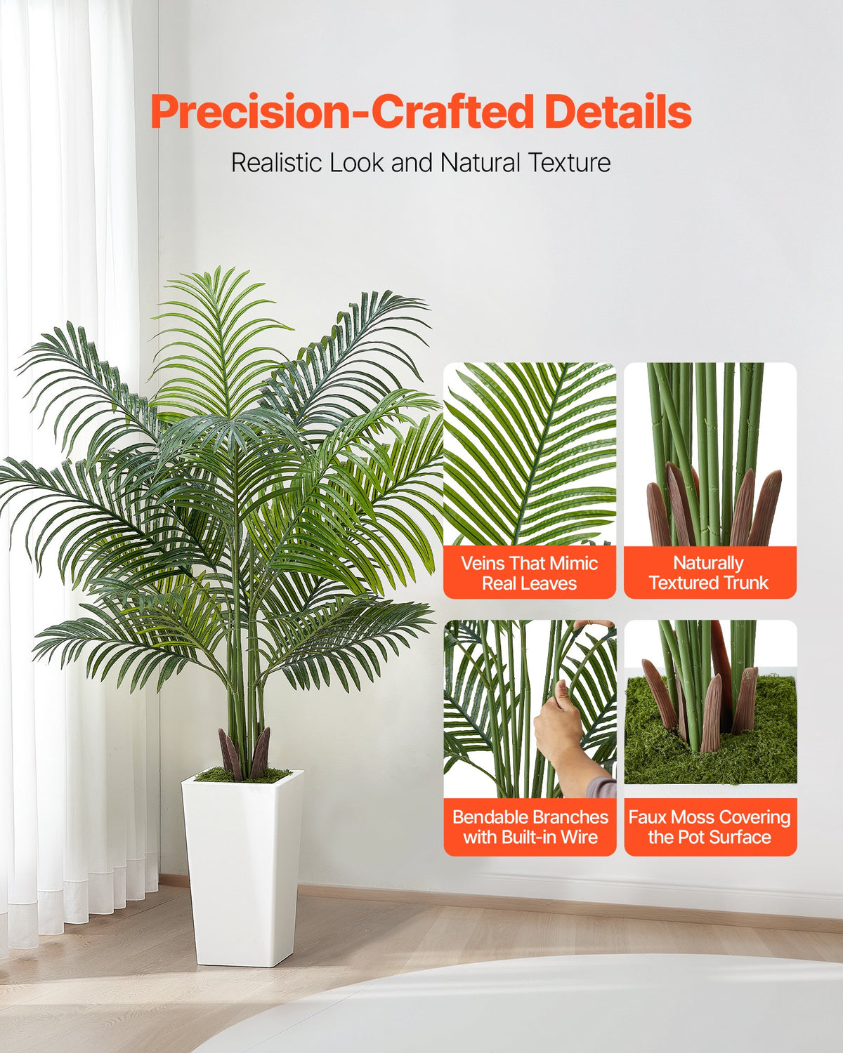 VEVOR Artificial Tropical Plants - Select Your Configuration - RZRDZWSWK5FTDOZIW001V0 - view 2