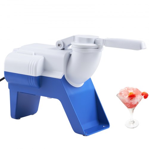 VEVOR Ice Crushers Machine, 176lbs Per Hour Electric Snow Cone Maker with 2 Blades, Shaved Ice Machine with Cover and Bowl, 220W Ice Shaver Machine for Margaritas, Home and Commercial Use, White - SBJBXS176180W5LNUV1 - view 1