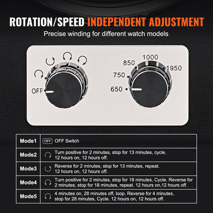 VEVOR Watch Winder - Select Your Configuration - SBZDSLH4Z000JJWPBV1 - view 3
