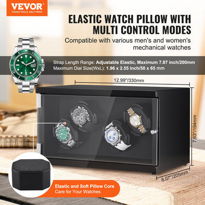VEVOR Watch Winder - Select Your Configuration - SBZDSLH4ZF00F7UV2V1 - view 2