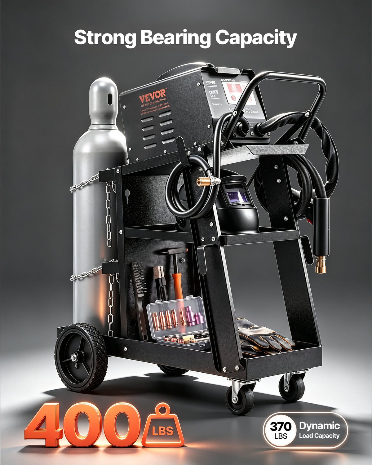 VEVOR Welding Carts - Select Your Configuration - SCHJTC400LB18XD9NV0 - view 2