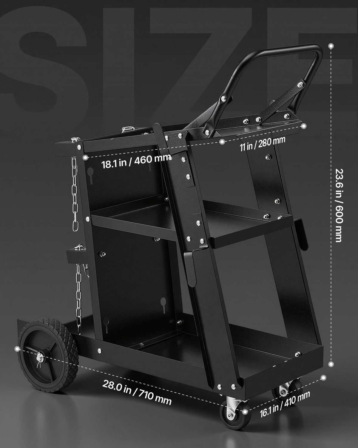 VEVOR Welding Carts - Select Your Configuration - SCHJTC400LB18XD9NV0 - view 3