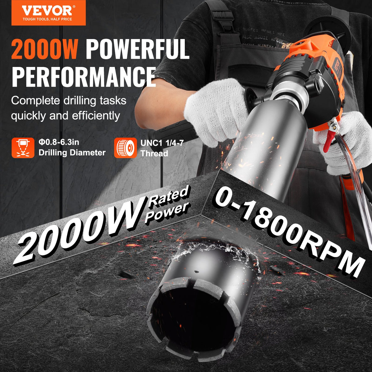 VEVOR Coring Tools - Select Your Configuration - SCJGSZKJ6YCWKW1BQV1 - view 2