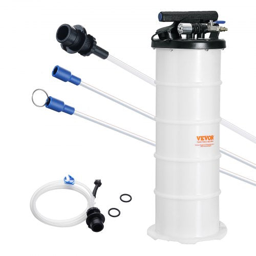 VEVOR Fluid Extractor, 1.74 Gallons (6.5 Liters), Pneumatic/Manual Oil Changer Vacuum Fluid Extractor with Dipstick and Suction Hose, Oil Extractor Change Pump for Automotive - SDCYQ7LQD20083X6NV0 - view 1