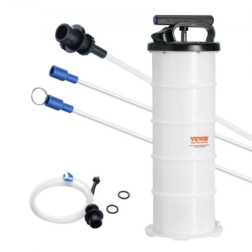 VEVOR Fluid Extractor, 1.74 Gallons (6.5 Liters), Manual Hand-Operated Oil Changer Vacuum Fluid Extractor with Dipstick and Hose, Oil Extractor Change Pump for Automotive Fluids - SDCYQ7LSD6128GIHSV0 - view 1