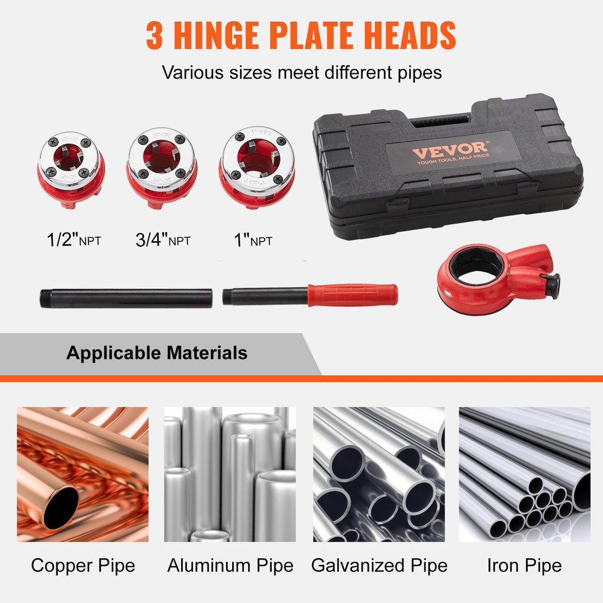 VEVOR Pipe Threader
