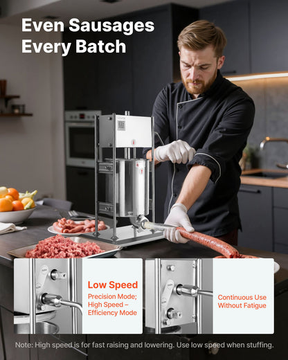 VEVOR Sausage Stuffers - Select Your Configuration - SDKGCJLS10L06EIN0001V0 - view 2