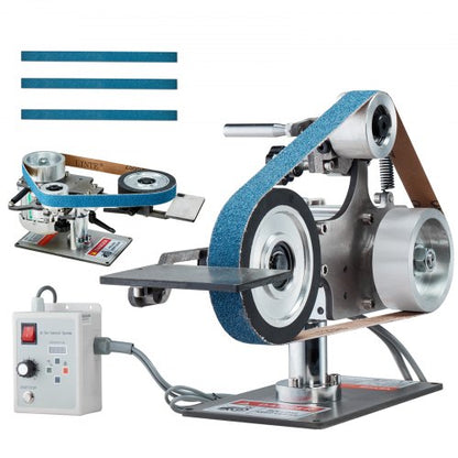 VEVOR Variable-Speed Belt Grinder - JLD10-8, 30 x 1 inch - product view 1
