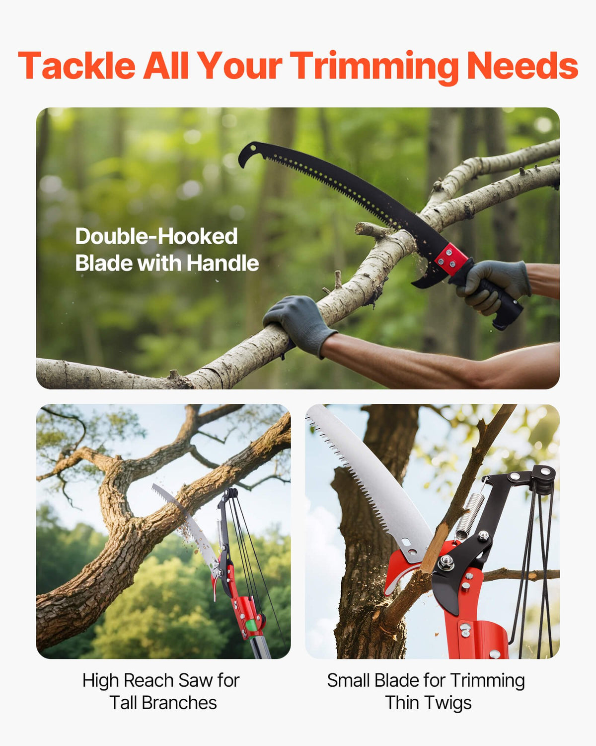 VEVOR Tree Pruners - Select Your Configuration - SDXZJBXZZK8M58IMZ001V0 - view 3