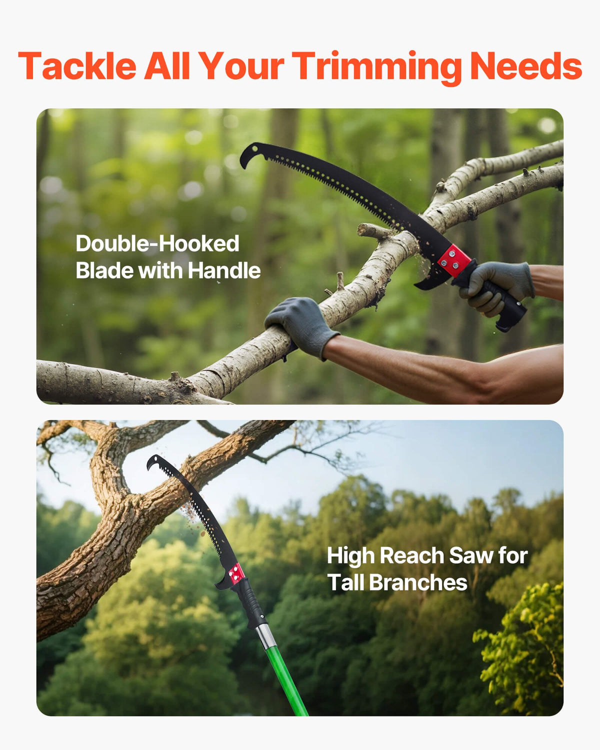 VEVOR Tree Pruners - Select Your Configuration - SDXZJBXZZK8MZ3YEE001V0 - view 3