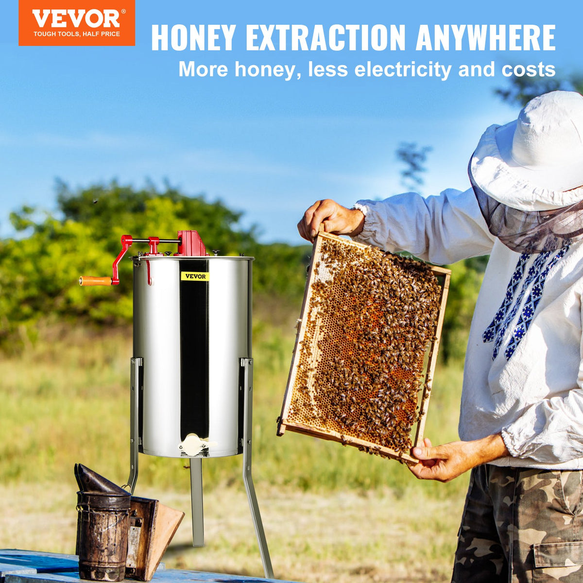 VEVOR Honey Extractor - Select Your Configuration - SDYMJBXGYC153X6H5V0 - view 2