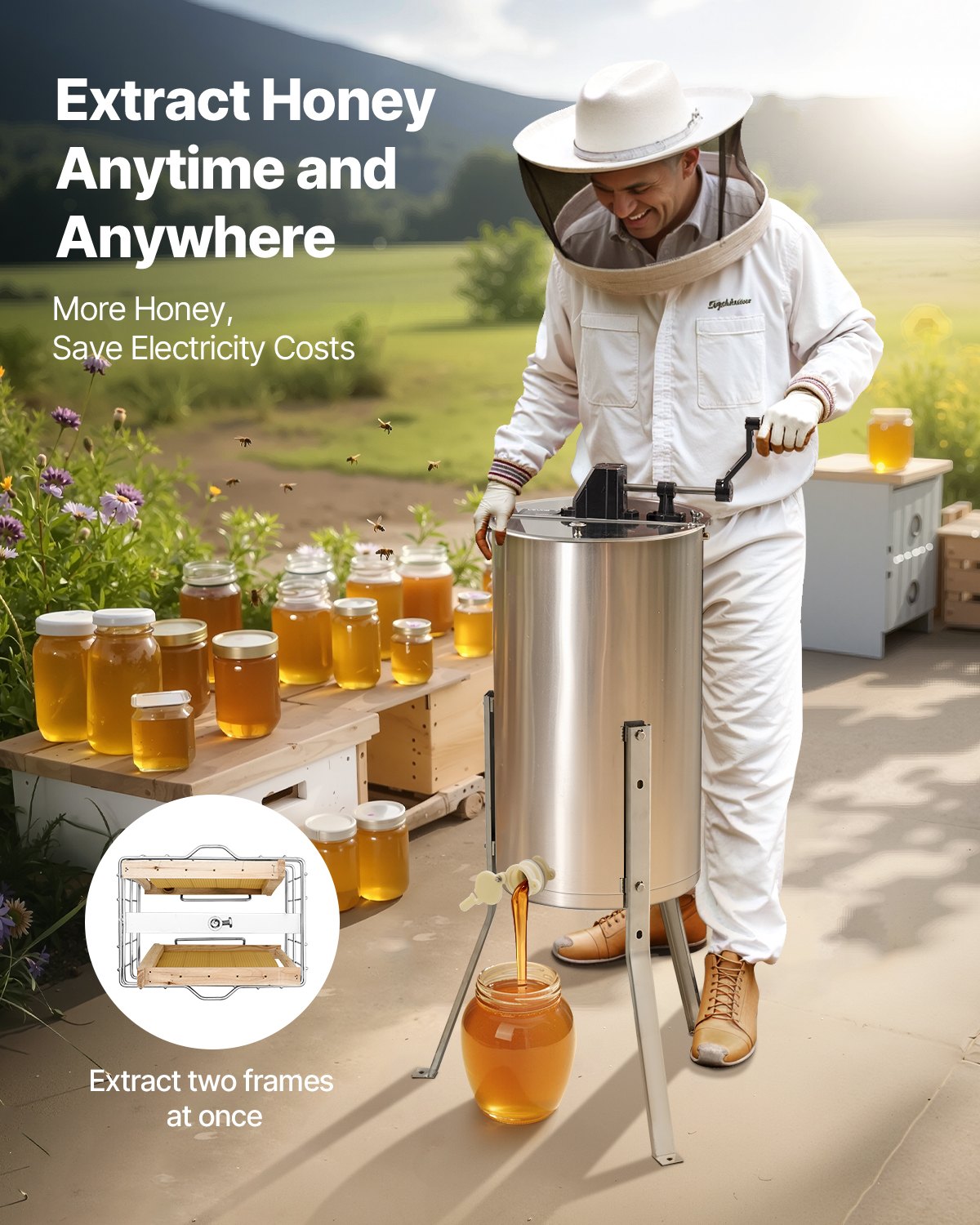 VEVOR Honey Extractor - Select Your Configuration - SDYMJJPBXG13SWI9S001V0 - view 2