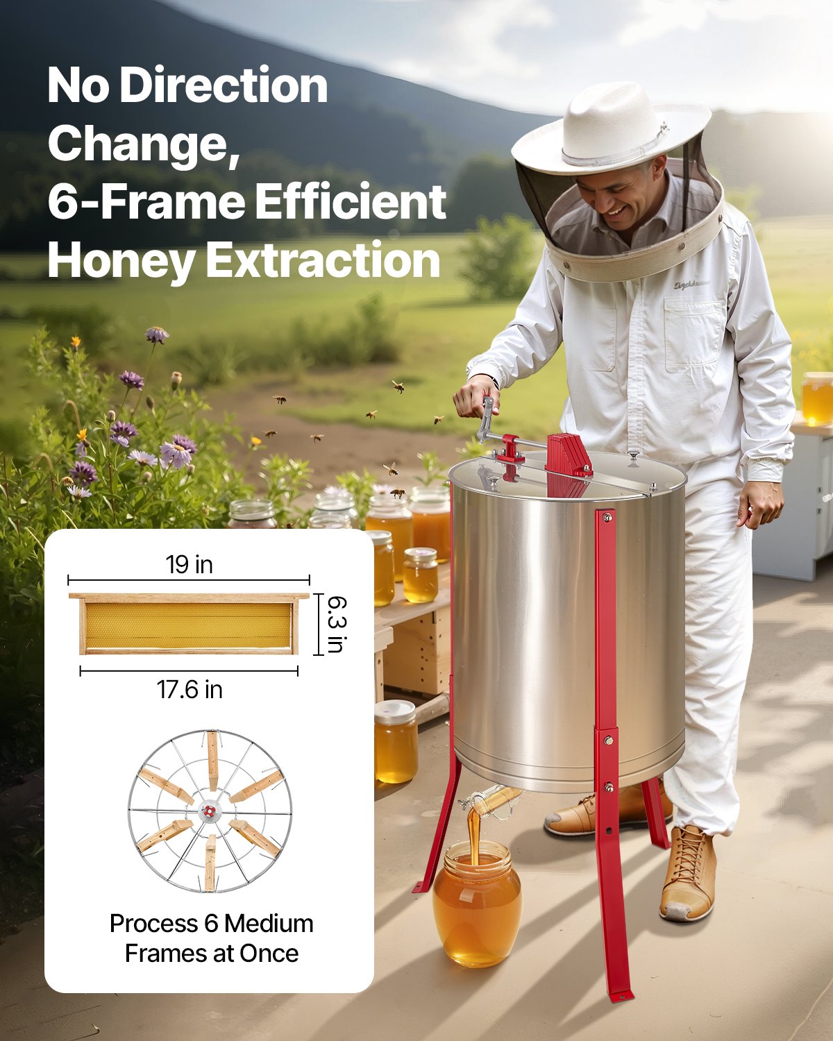 VEVOR Honey Extractor - Select Your Configuration - SDYMJJPBXG183C2ZX001V0 - view 2