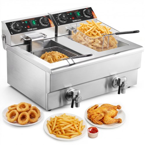 VEVOR Commercial Electric Fryers - Select Your Configuration - SG24L5000W12L1KYVV1 - view 1