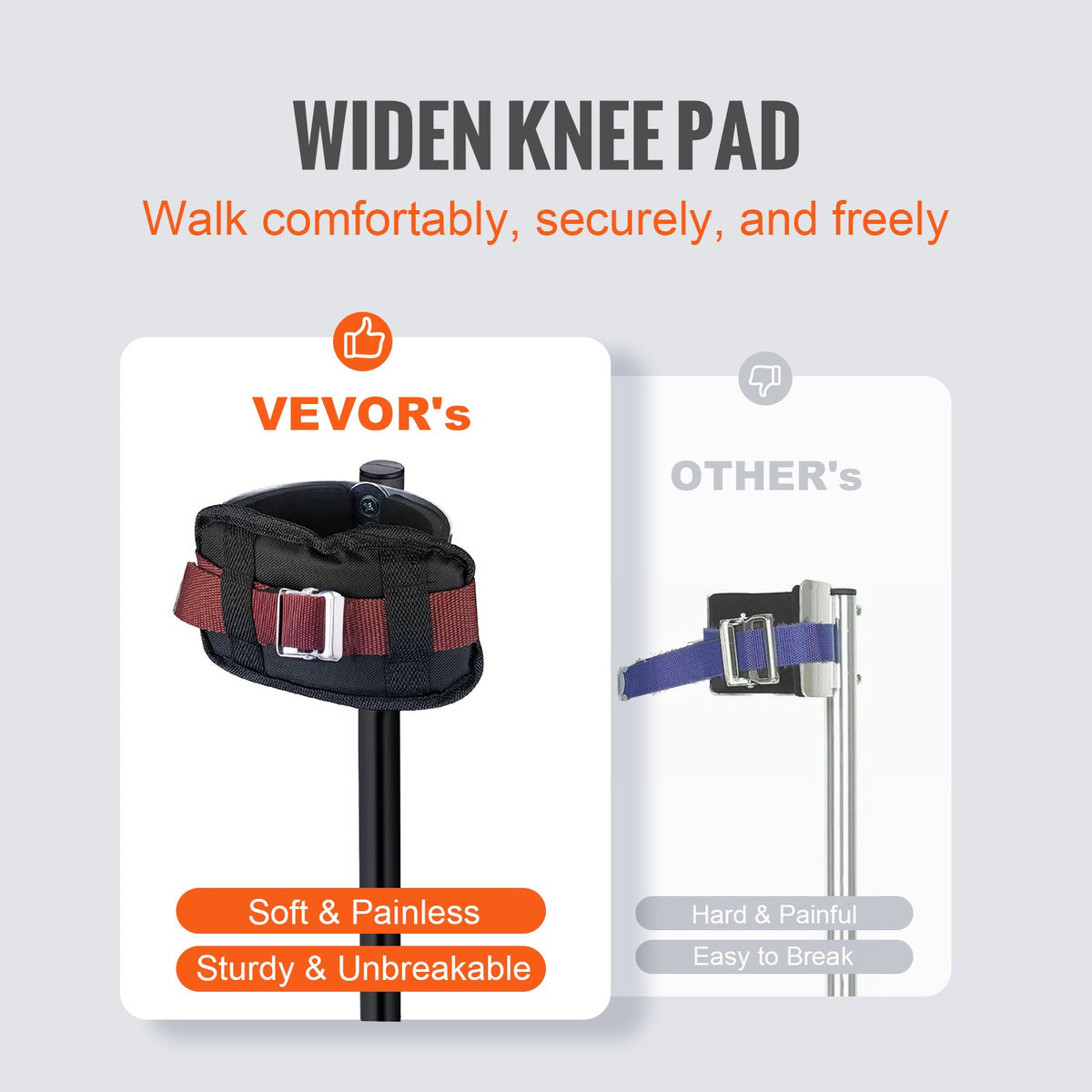 VEVOR Drywall Stilts - Select Your Configuration - SGBGQYCHS2440P55RV0 - view 2