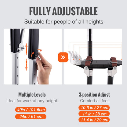 VEVOR Drywall Stilts - Select Your Configuration - SGBGQYCHS2440P55RV0 - view 3