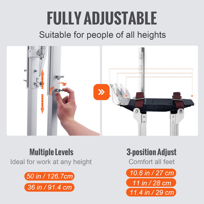 VEVOR Drywall Stilts - Select Your Configuration - SGBGQYCYS3650PY9HV0 - view 3