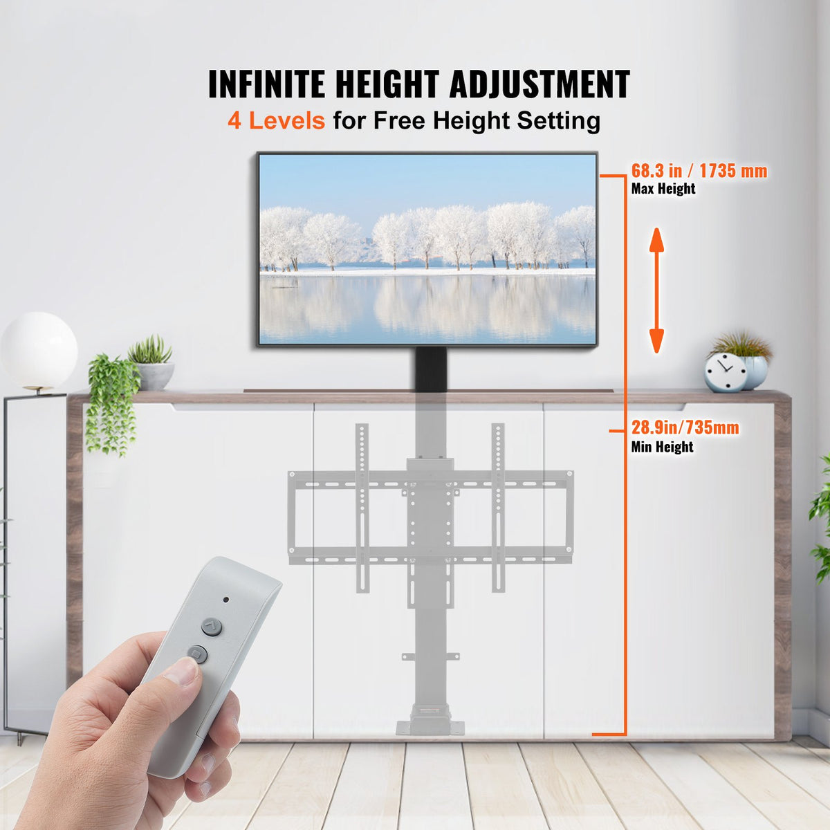 VEVOR Motorized TV Stands - Select Your Configuration - SHC330-SJDSZJ0001V1 - view 2