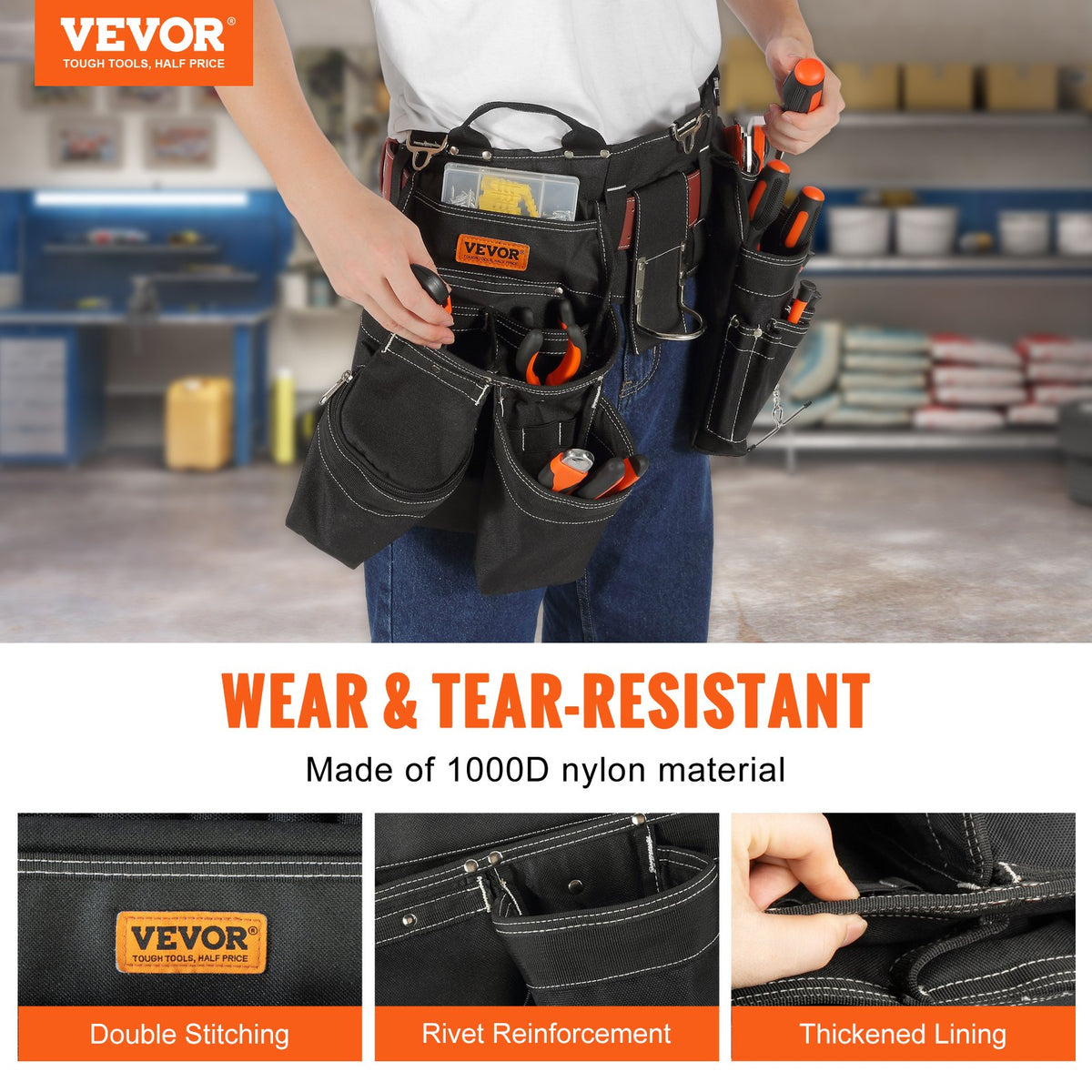 VEVOR Tool Belts - Select Your Configuration - SJSGJYDHSNL0SHI5TV0 - view 2
