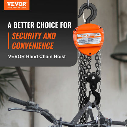 VEVOR Manual Gear Chain Hoists - Select Your Configuration - SJXSLHL3T10FTDWUVV0 - view 2