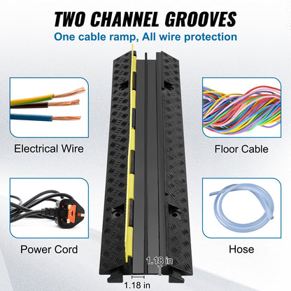 VEVOR Cable Protectors & Ramps - Select Your Configuration - SKCDL52WH1111U72JV0 - view 3