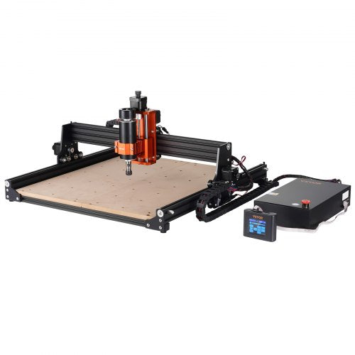 VEVOR CNC Router Machine, 300W, 3 Axis GRBL Control Wood Engraving Carving Milling Machine Kit, 15.75 x 15.75 x 2.36 in / 400 x 400 x 60 mm Working Area 1200 RPM for Wood Acrylic MDF PVC Plastic Foam - SKDKJ4040CM04TPDJV1 - view 1