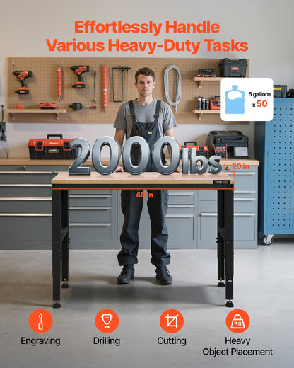 VEVOR Floor-standing Workbench - Select Your Configuration - SMKDJGZTBDLZM49YLV1 - view 2