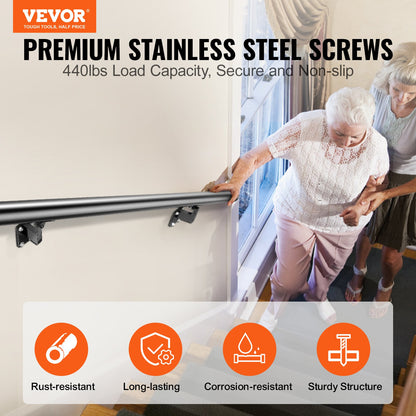 VEVOR indoor wall mounted stair handrail - Select Your Configuration - SNLZYXL5FT5CMTDG9V0 - view 2