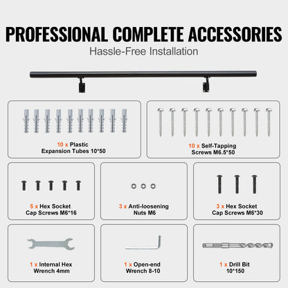 VEVOR indoor wall mounted stair handrail - Select Your Configuration - SNLZYXL5FT5CMTDG9V0 - view 3