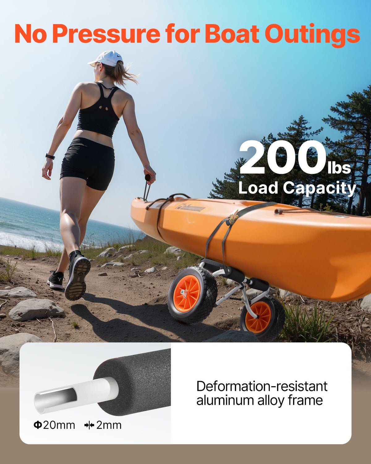 VEVOR Kayak Trailer - Select Your Configuration - SPSPHTTC10IN3S906001V0 - view 2