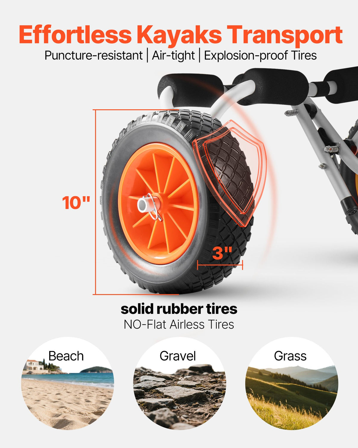 VEVOR Kayak Trailer - Select Your Configuration - SPSPHTTC10IN3S906001V0 - view 3