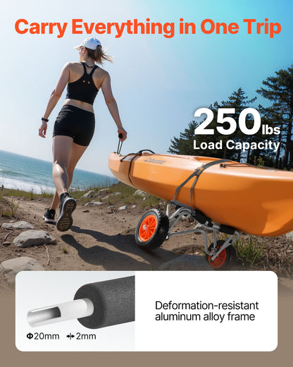 VEVOR Kayak Trailer - Select Your Configuration - SPSPHTTC10IN9SGI2001V0 - view 2