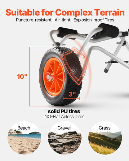 VEVOR Kayak Trailer - Select Your Configuration - SPSPHTTC10IN9SGI2001V0 - view 3