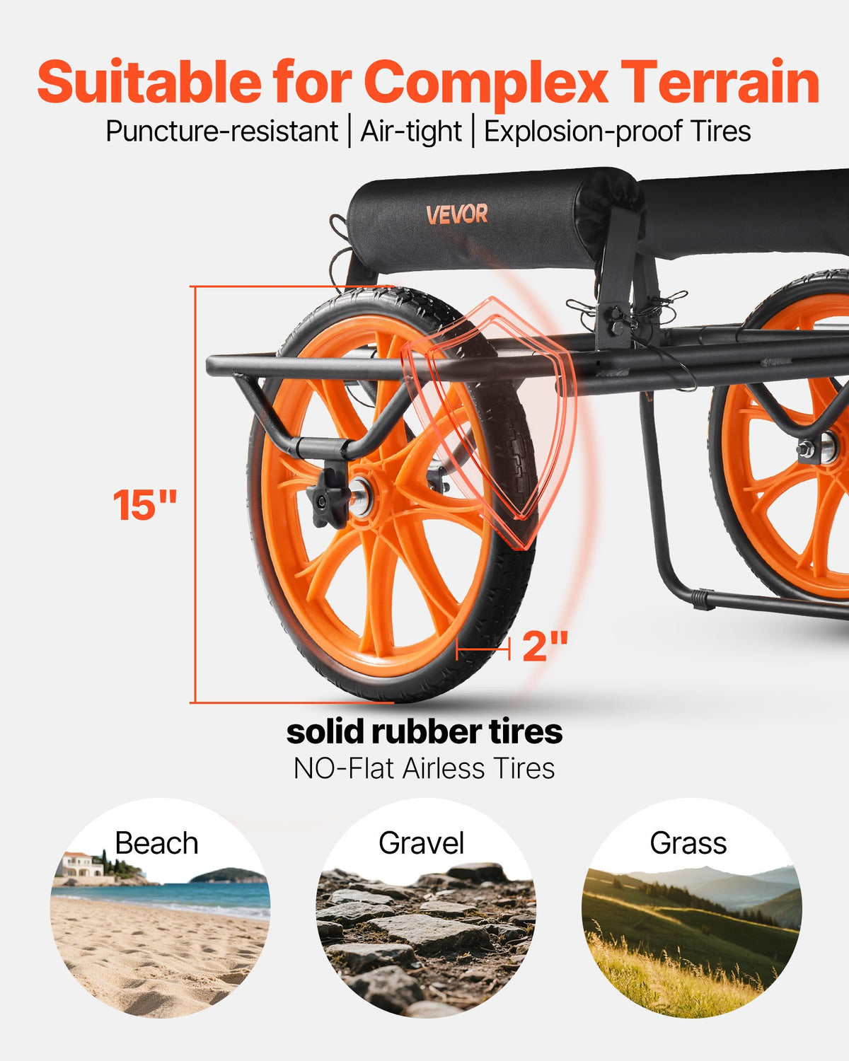 VEVOR Kayak Trailer - Select Your Configuration - SPSPHTTC15INR3EU5001V0 - view 3