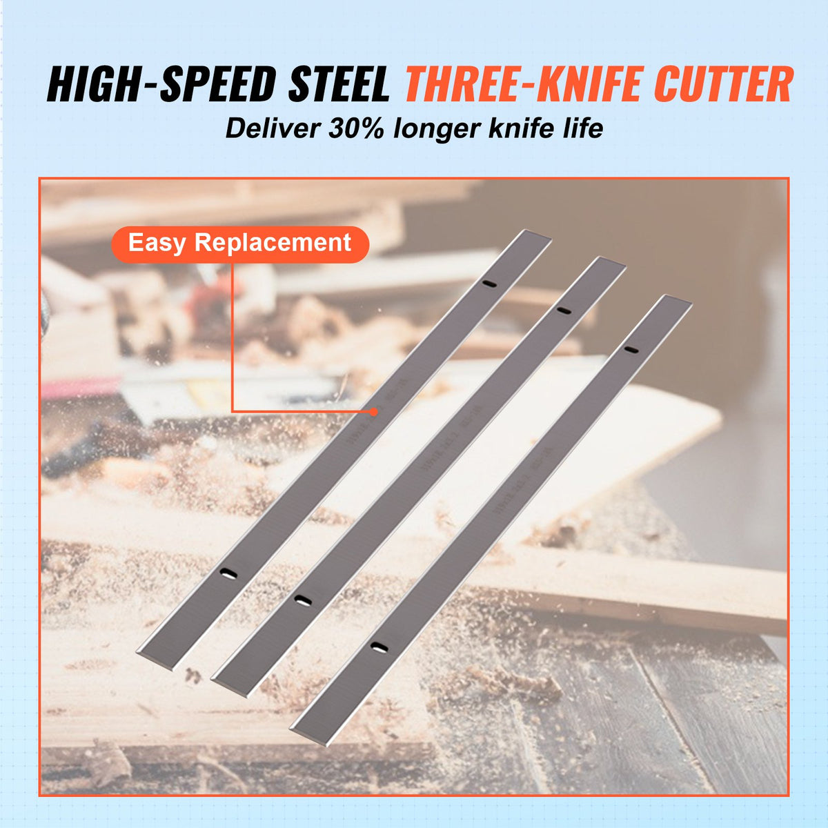VEVOR Wood Planer & Accessories - Select Your Configuration - SSYBJY2000W138MZYV1 - view 3