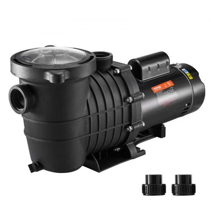 VEVOR Pool Pump 1.5HP 230V, Variable Dual Speed Pumps 1100W for Above Ground Pool, Powerful Pump with Strainer Filter Basket, 5400 GPH Max. Flow, Energy Saving Swimming Pool Pump - SSYCBWC112HP9HJ3QV7 - view 1