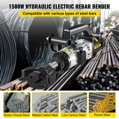 VEVOR Electric Rebar Bender, Hand Held Hydraulic Rebar Bending Machine - STGJWQJXDYSD25M11V1 - view 2