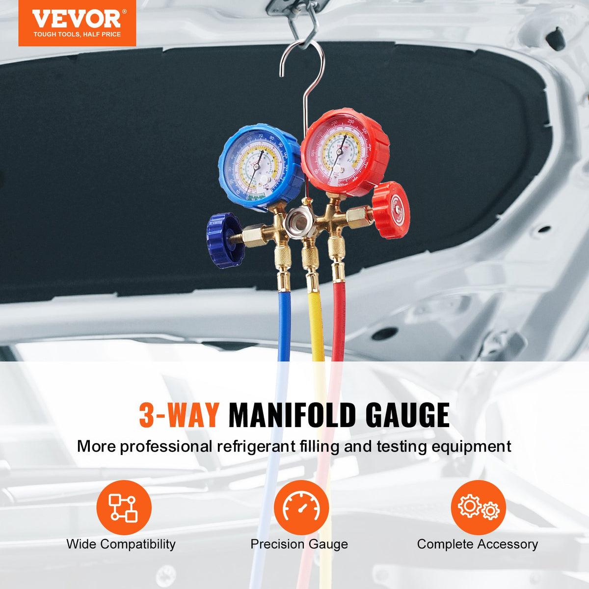 VEVOR AC Gauge Set - Select Your Configuration - STLLMBZZLJ4EHROEOV0 - view 2