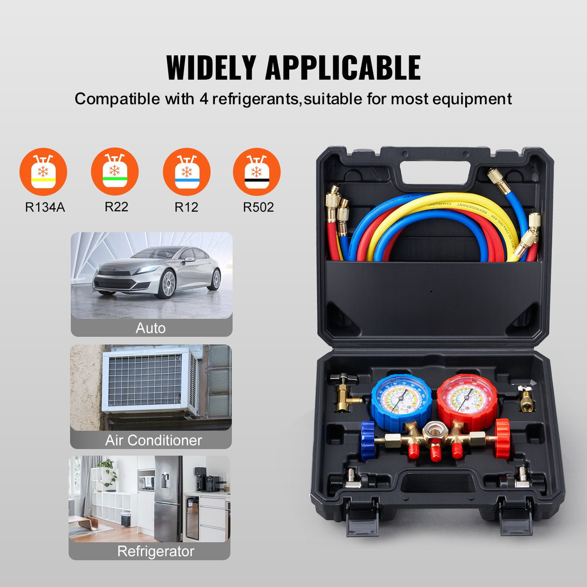 VEVOR AC Gauge Set - Select Your Configuration - STLLMBZZLJ4EHROEOV0 - view 3