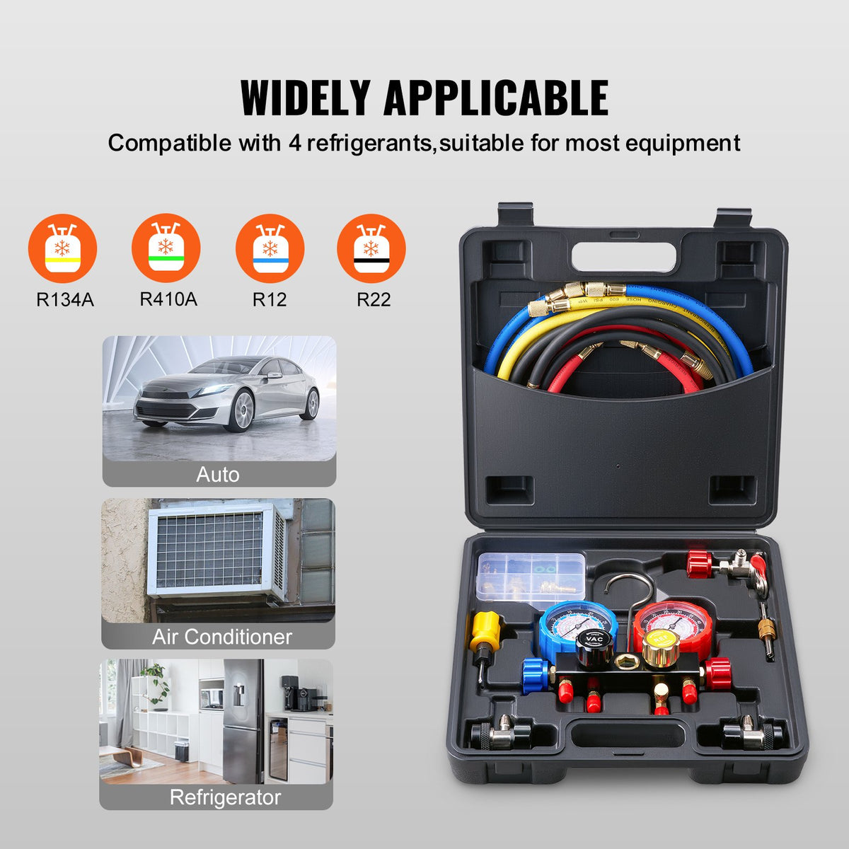 VEVOR AC Gauge Set - Select Your Configuration - STLLMBZZLJ4TE7B0MV0 - view 3