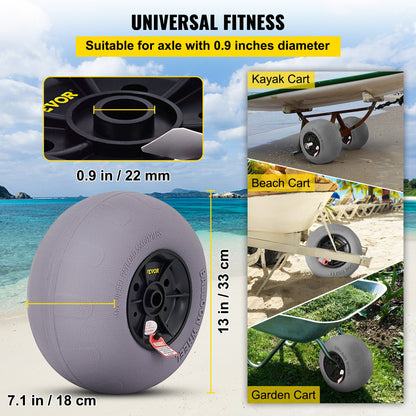 VEVOR Beach Wheels - Select Your Configuration - STLYCBDDWC12QYXY9V0 - view 3