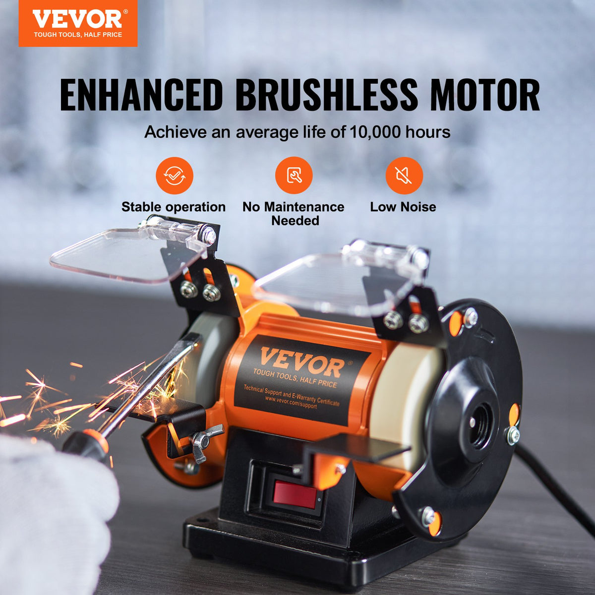 VEVOR Jewelry Polisher Machine - Select Your Configuration - STPGJ32850RPMUEBNV1 - view 2