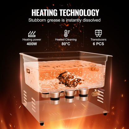 VEVOR Industrial Ultrasonic Cleaner - Select Your Configuration - SXCSBQXJ15L03AC6WV1 - view 3