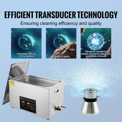 VEVOR Industrial Ultrasonic Cleaner - Select Your Configuration - SXCSBQXJ30L004J75V1 - view 3