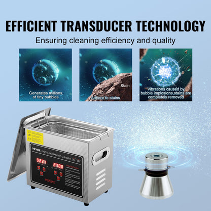 VEVOR Industrial Ultrasonic Cleaner - Select Your Configuration - SXCSBQXJ3S00MPUCFV1 - view 3