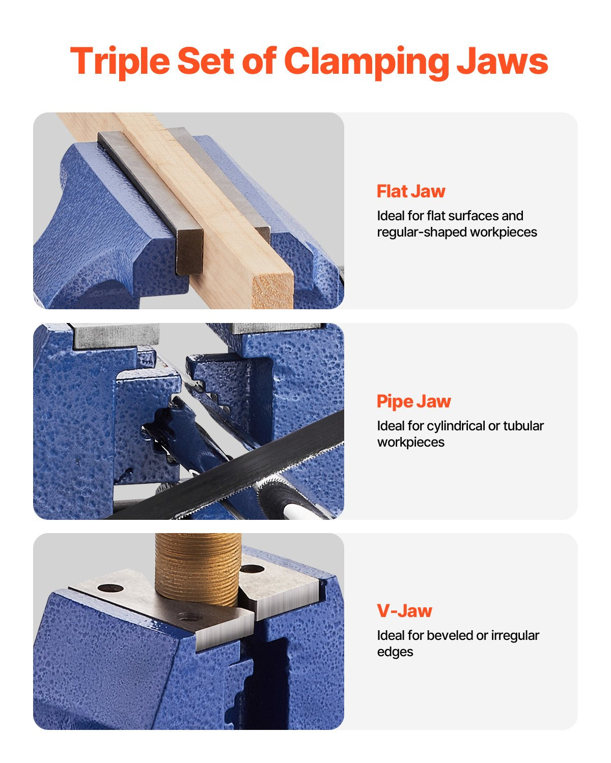 VEVOR Bench Vises - Select Your Configuration - SXZSDGNTQ65IZY3ZOV0 - view 3
